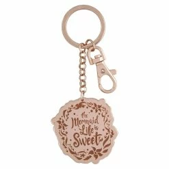 Brand new 🧨 Disney Keychain - Ariel Quote - Make A Splash - Rose Gold 🤩