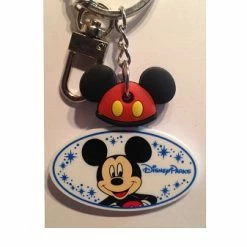 Deals ???? Disney Keychain - Name Tag - Mickey Mouse ????