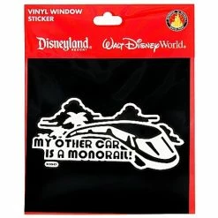 New 🔥 Disney Window Decal - My Other Car Is A Monorail 👍