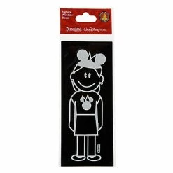 Budget 🌟 Disney Window Decal - Mom With Mickey Mouse Ear Hat ⌛