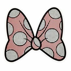 Promo 🛒 Disney Auto Decal - Minnie Mouse Bow - Transparent ⌛