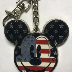Buy ⭐ Disney Keychain - Mickey Mouse Americana - Stars And Stripes 🤩