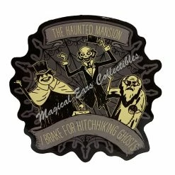 Coupon ⭐ Disney Car Magnet - Haunted Mansion - I Brake For Hitchhiking Ghosts ❤️