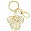 Best Sale 🤩 Disney Keychain - Minnie Mouse Webbed Icon - Gold 🛒