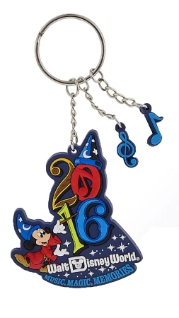Wholesale ???? Disney Keychain - 2016 Sorcerer Mickey Mouse - Rubber ???? 3 Wholesale ???? Disney Keychain - 2016 Sorcerer Mickey Mouse - Rubber ????