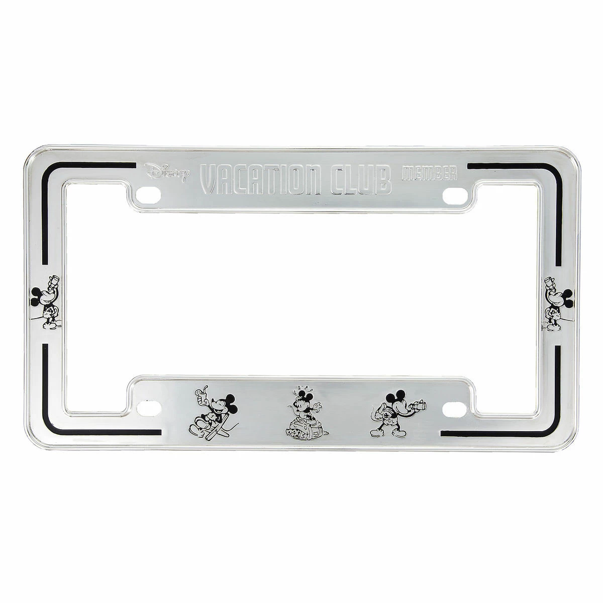 Brand new ???? Disney License Plate Frame - Vacation Club Member - Metal ???? 3 Brand new ???? Disney License Plate Frame - Vacation Club Member - Metal ????
