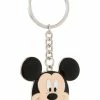 Budget 🔥 Disney Keychain - Mickey Mouse Face - Sculpted 🧨