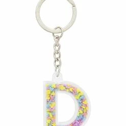 Promo ???? Disney Keychain - Initial Letter - Colorful Mickey Icons ????