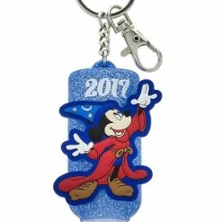 Budget 👍 Disney Keychain - Hand Sanitizer - 2017 - Sorcerer Mickey 💯