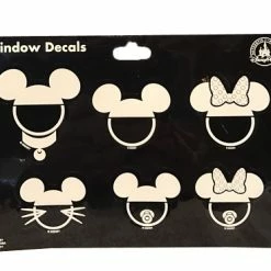 Cheap 💯 Disney Window Decal Set - Family With Mickey Ear Hats - Set Of 10 ✨