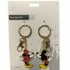 Best Pirce ✨ Disney Keychain Set - Mickey And Minnie Mouse Kiss - Gold 🛒