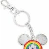 New 👍 Disney Keychain - Mickey Mouse Rainbow - Metal 🌟