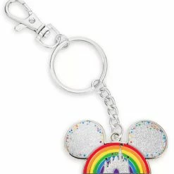 New 👍 Disney Keychain - Mickey Mouse Rainbow - Metal 🌟