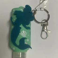 New 😀 Disney Hand Sanitizer Keychain - Ariel ❤️