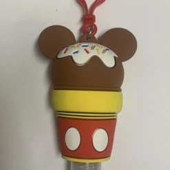 Coupon ⌛ Disney Hand Sanitizer Keychain - Mickey Mouse Ice Cream ❤️