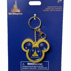 New 😉 Disney Keychain - 50th Anniversary - Mickey Mouse - Light Up 🎉